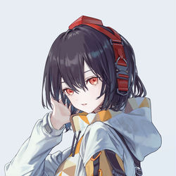 This is a pixiv picture whose title is 文.
