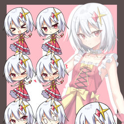 This is a pixiv picture whose title is 诺汐-立绘+SD小人.