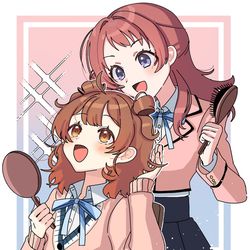 This is a pixiv picture whose title is 花海姉妹.