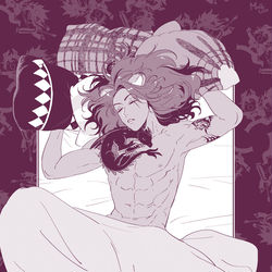 This is a pixiv picture whose title is マレレオ新刊サンプル（折本）.