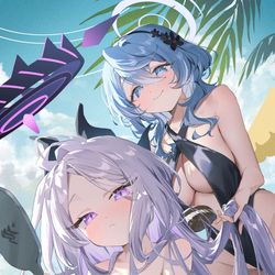 This is a pixiv picture whose title is ヒナアコ夏の準備.