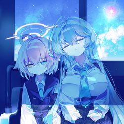 This is a pixiv picture whose title is 銀河鉄道の夜.