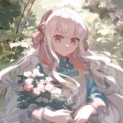 This is a pixiv picture whose title is マリー🌸.