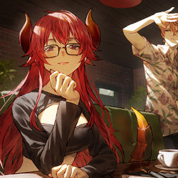 This is a pixiv picture whose title is 無題.