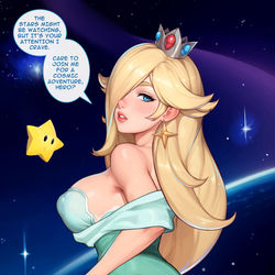 This is a pixiv picture whose title is Rosalina-The Star.