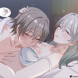 This is a pixiv picture whose title is Caefly Lewd Night.