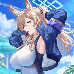 This is a pixiv picture whose title is 水着カンナ.