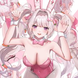 This is a pixiv picture whose title is アリス　in  バニー！！.