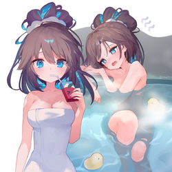 This is a pixiv picture whose title is ♨.
