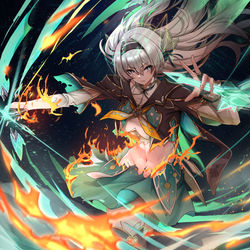 This is a pixiv picture whose title is Like a Firefly to a Flame.