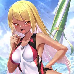 This is a pixiv picture whose title is 英雄騎士3巻　限定版タペストリー.