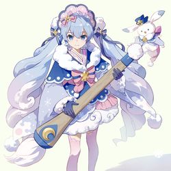 This is a pixiv picture whose title is SNOW MIKU 2023.