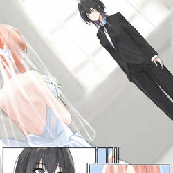 This is a pixiv picture whose title is Wedding.