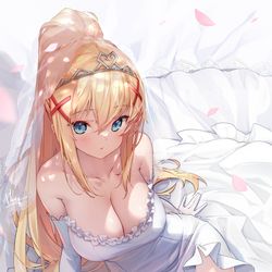 This is a pixiv picture whose title is ダクネス.