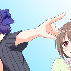 This is a pixiv picture whose title is “次は………君だ”.