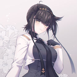 This is a pixiv picture whose title is 祝♡初月改二実装.