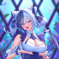 This is a pixiv picture whose title is skeb.