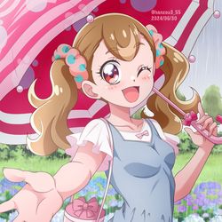 This is a pixiv picture whose title is 雨の日のお散歩🐾.