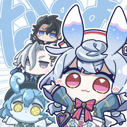 This is a pixiv picture whose title is みんなでポーズをとるのよ！.