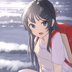 This is a pixiv picture whose title is ランドセル麻衣ちゃん.