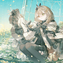 This is a pixiv picture whose title is 【お仕事】茨むあんさん.