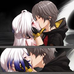 This is a pixiv picture whose title is Acheron kiss.