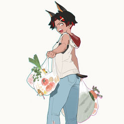 This is a pixiv picture whose title is やばい！.