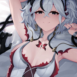 This is a pixiv picture whose title is 椿.