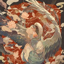 This is a pixiv picture whose title is てんしのゆめ.