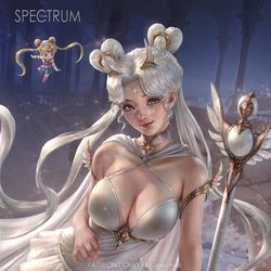 This is a pixiv picture whose title is Sailor Cosmos.