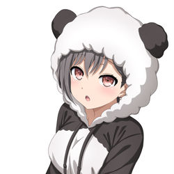 This is a pixiv picture whose title is パンダともりん.