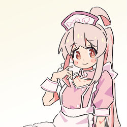 This is a pixiv picture whose title is ナースまひろ（わんどろ）.