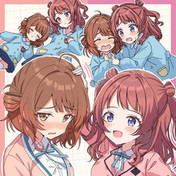 This is a pixiv picture whose title is 身長を越しちゃう妹。.