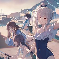 This is a pixiv picture whose title is 兔兔.