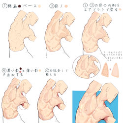 This is a pixiv picture whose title is 筋肉.