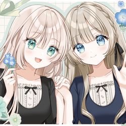 This is a pixiv picture whose title is コラボワンピース＊*.