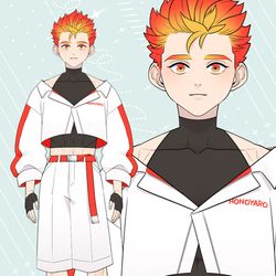 This is a pixiv picture whose title is 【お知らせ】勢いで受肉しました。.