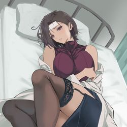 This is a pixiv picture whose title is 二日酔い.