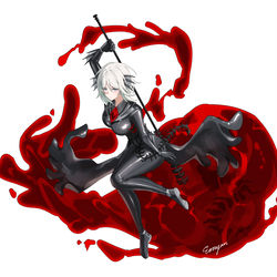 This is a pixiv picture whose title is 물주머니 파우스트.