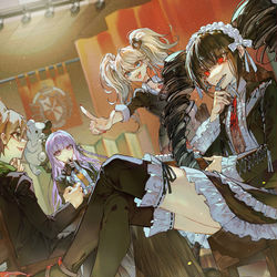 This is a pixiv picture whose title is 麻雀一番街 × ダンガンロンパ コラボ.