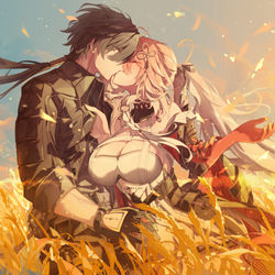 This is a pixiv picture whose title is I'll always be by your side..