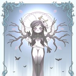 This is a pixiv picture whose title is Winter Goddess.