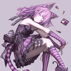 This is a pixiv picture whose title is チェシャ猫ちゃん.