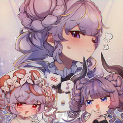 This is a pixiv picture whose title is 😇😈.