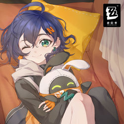 This is a pixiv picture whose title is 绝区零 铃 早上好.