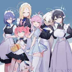This is a pixiv picture whose title is 連邦メイド会.