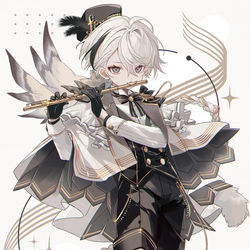 This is a pixiv picture whose title is 黄金色の奏鳴曲.