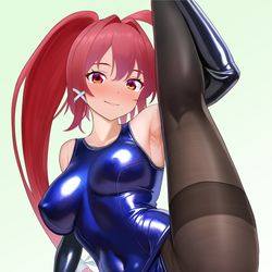 This is a pixiv picture whose title is スク水曜日！.