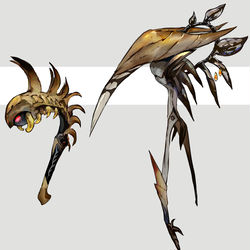 This is a pixiv picture whose title is カブト・カブトプスモチーフの武器（ポケモン）.