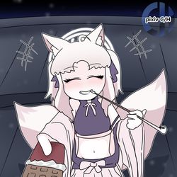 This is a pixiv picture whose title is [F/P] 발렌타인 런 Valentine Run.
